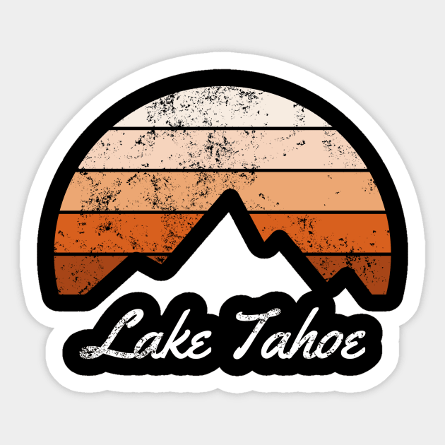 Lake Tahoe Vintage Sticker by Pablo_jkson